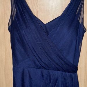 Blue cocktail dress